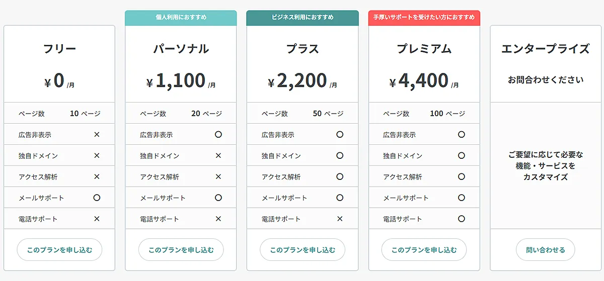 ご利用料金