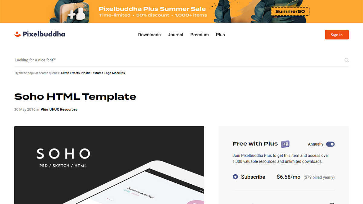 Soho HTML Template