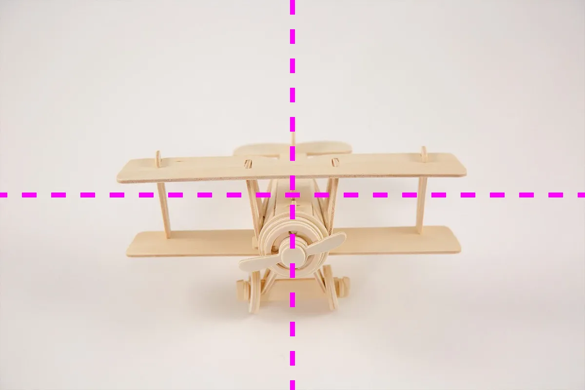 シンメトリー構図イメージ